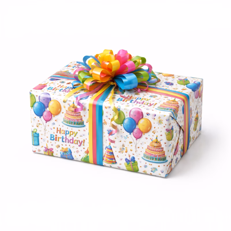 Printed wrapping paper