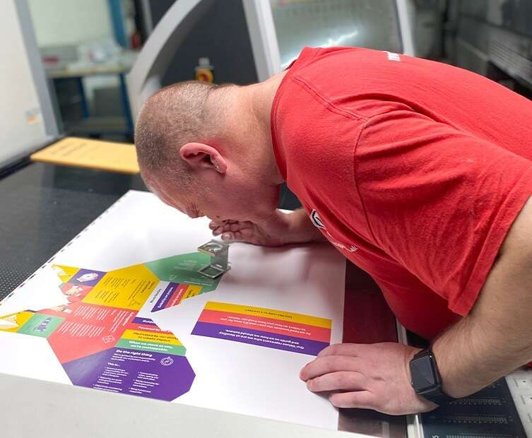 Print quality checking at B&D Print Services
